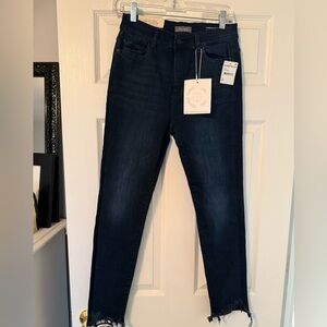 DL1961 Farrow Skinny High Rise Jeans in Deep Indigo NWT